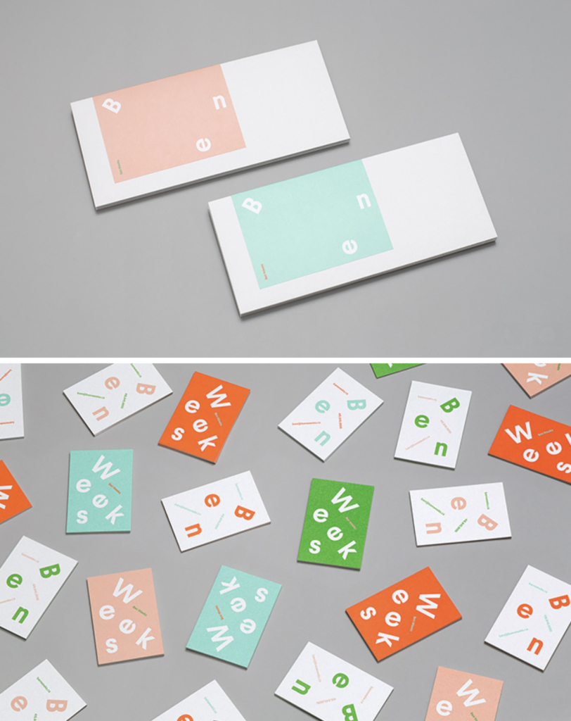 Fun business cards brand identity trends