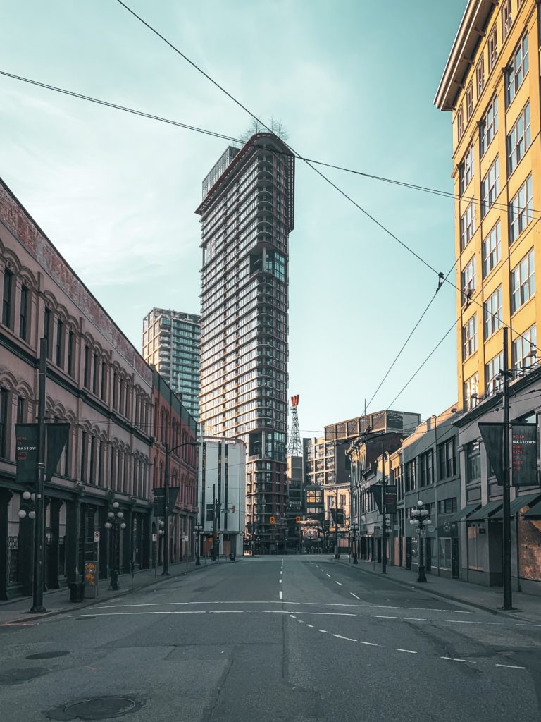 empty gastown street